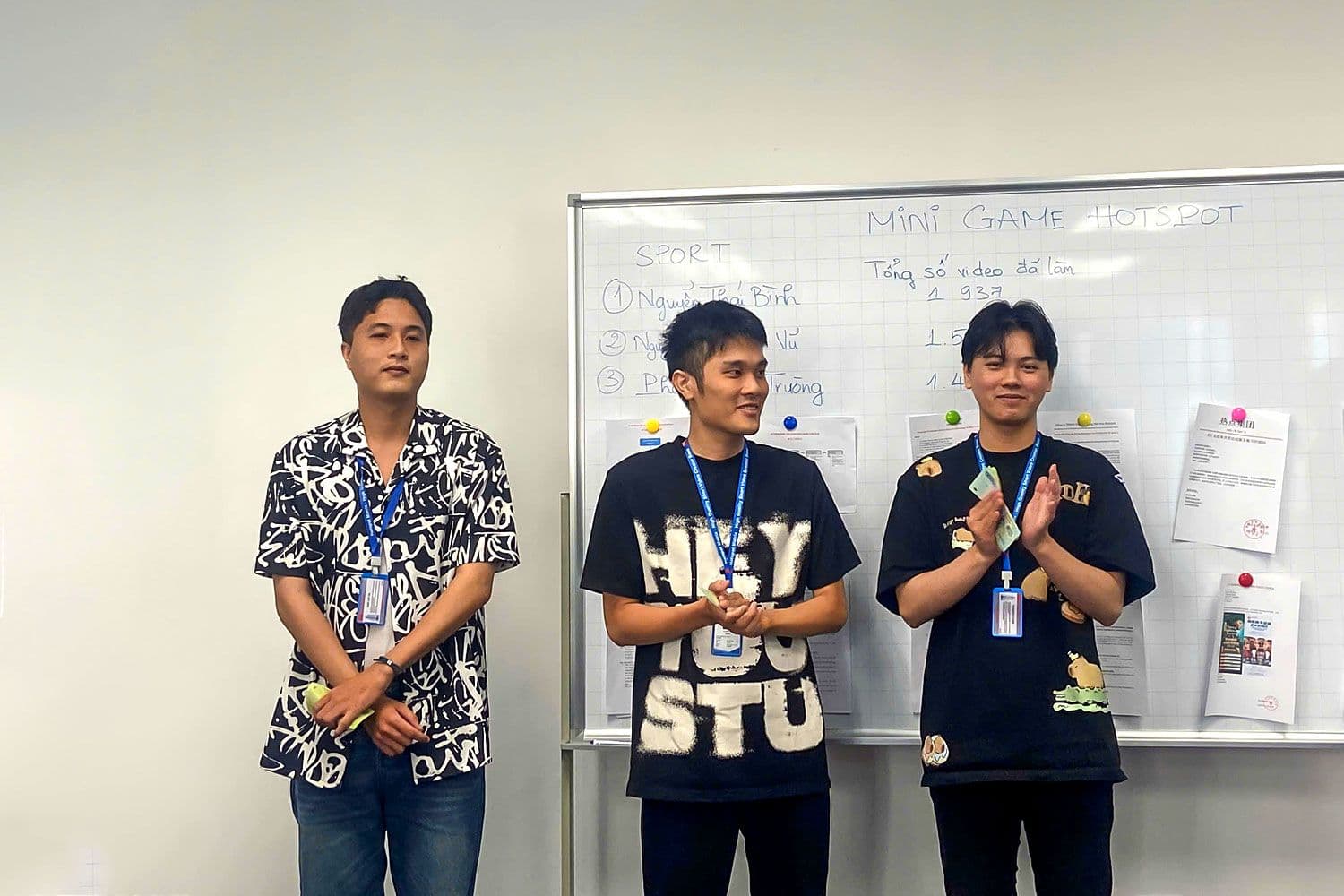 Những bạn đoạt giải tổ 4